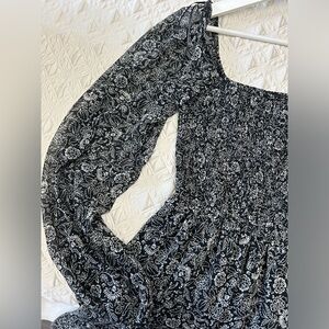 Dynamite Long Sleeve Square Neck Mini Dress